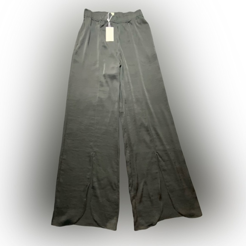 NAP Women’s 🌸Front Slit🌸 Silk Pants - SZ L